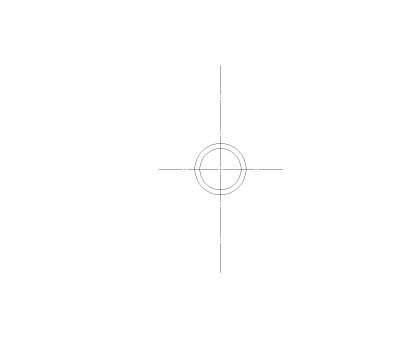 Post Light Symbol CAD Block. Free DWG AutoCAD Imperial drawing available to download