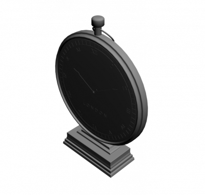 Retro Clock 3DS Max model 