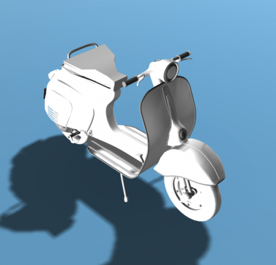 Vespa 3DS Max model 