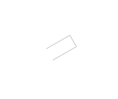 Angled Parking Stall 30 Degree CAD Block. Free DWG AutoCAD Imperial drawing available to download