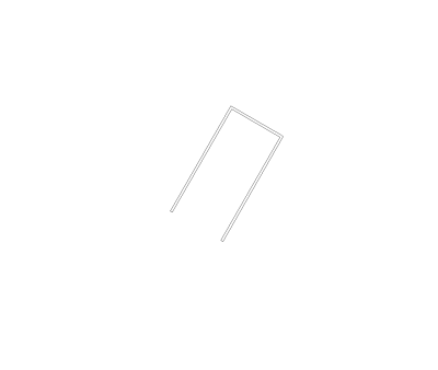 Angled Parking Stall 60 Degree CAD Block. Free DWG AutoCAD Imperial drawing available to download