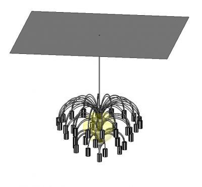 Chandelier Revit Family 3
