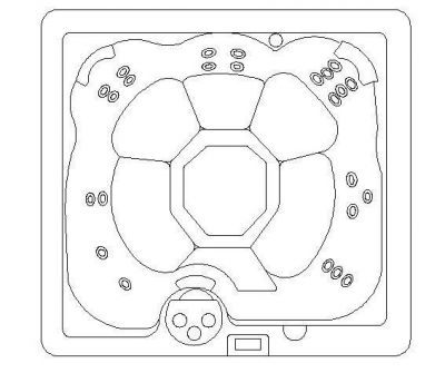 Hot Tub / Jacuzzi - Vista de plano