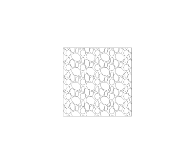 Gravel Ground Cover Hatch Symbol CAD Block. Free DWG AutoCAD Imperial drawing available to download