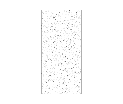Planting Bed Outline Symbol CAD Block. Free DWG AutoCAD Imperial drawing available to download