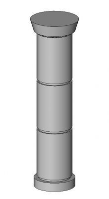 Metal Clad Column Revit Family