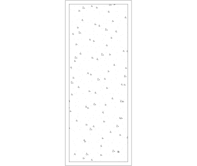 Garden Bed Symbol CAD Block. Free DWG AutoCAD Imperial drawing available to download