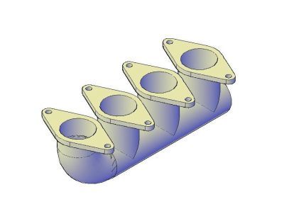 マニホールド3D DWG