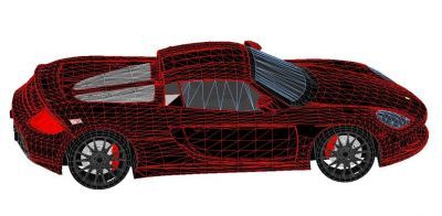 Porsche Carrera GT Car Revit Family 