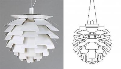 Iluminação de alcachofra