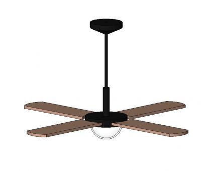 Ceiling Fan Revit Family 17