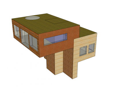 conception de la maison cantilever