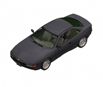 BMW 850 3DS Max model 