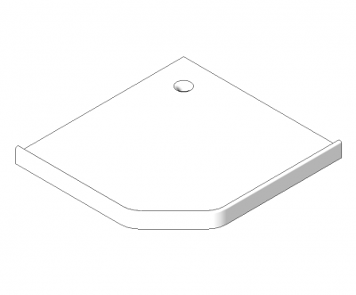 Shower Tray revit model