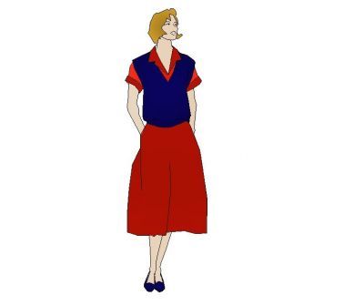 élévation Femme Couleur