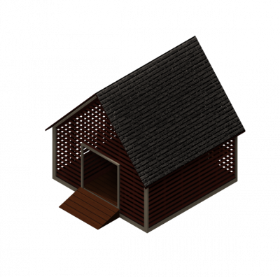 Carport 3d dwg & 3d max