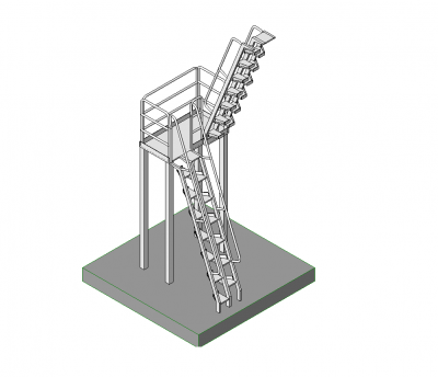 Escalier de paddle industrielle