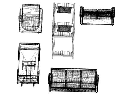 Free AutoCAD 3D Editable Drawings of Single & Double Beds