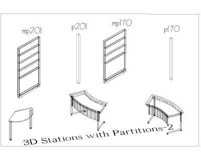 Free AutoCAD for 3D Models of Office Meeting Tables-2