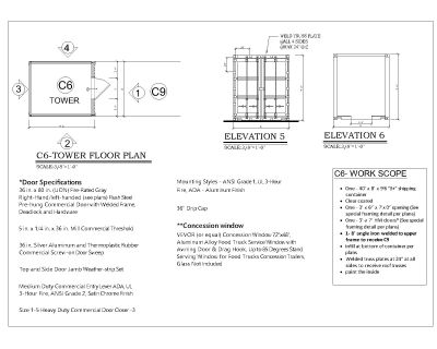40' Shipping Container Lift Tower