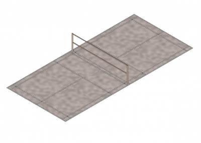 Terrain de badminton