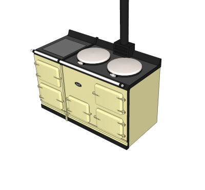 AGA Oven Sketchup model 