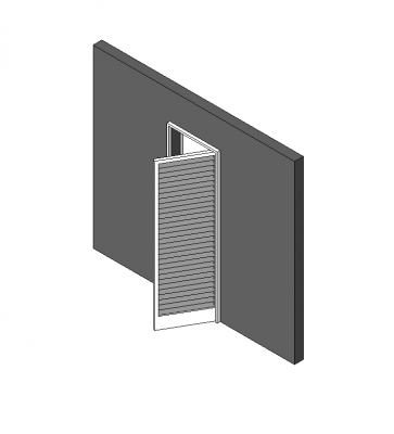 Louvre door Revit model