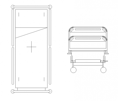 Cama Hospitalar (Fundo King \ 's)
