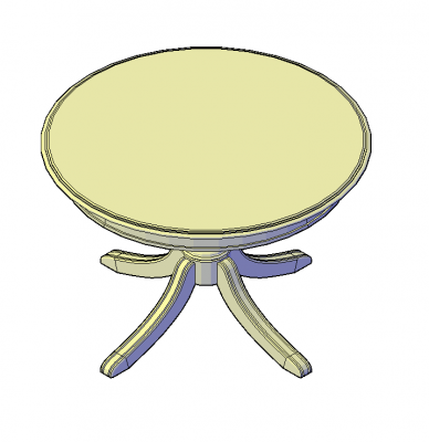 Table ronde rustique