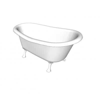 Bañera con patas