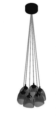 Baccarat-Lady Crinoline枝形吊灯Classic module Revit Family