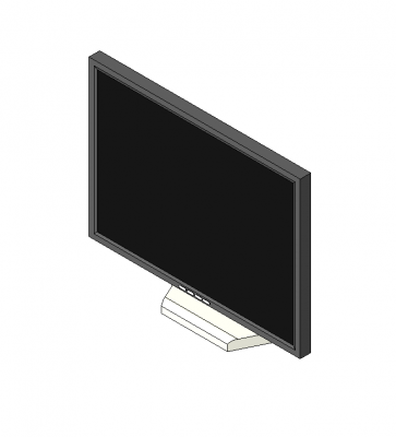 Computer monitor Revit family