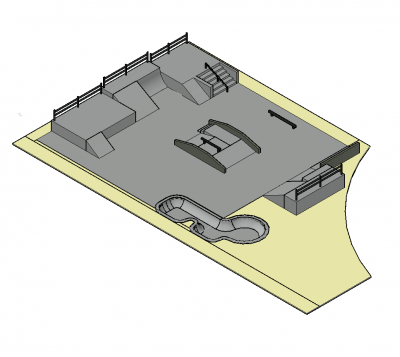Projeto do parque de skate