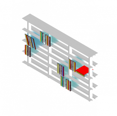 CD Shelf 3DS Max model