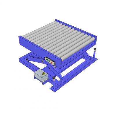Hydraulic Lift Sketchup model