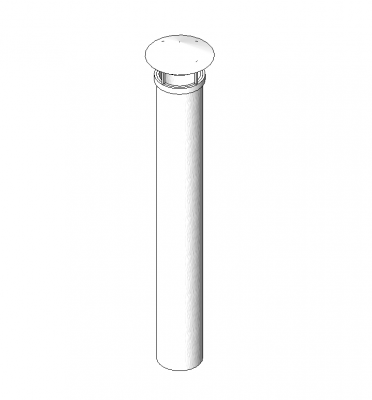 Chaminé de metal