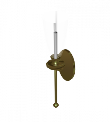 Portacandele modello 3DS Max