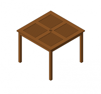 Mesa do pátio