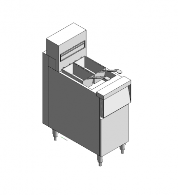 Gas fryer revit model