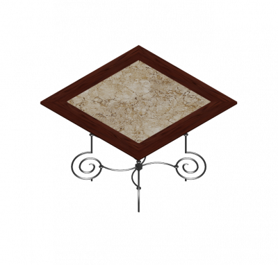 mesa de tapa de mármol