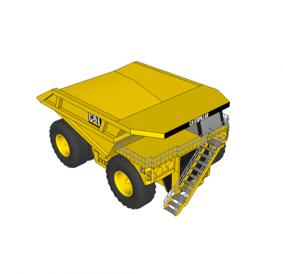 bloc camion sketchup minier