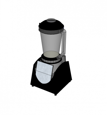 Bloco de esboço de liquidificador de smoothie