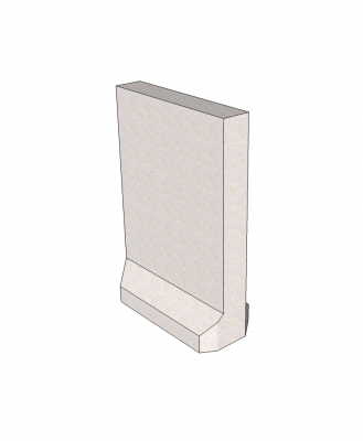 T mur modèle barrière sketchup