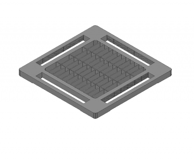 3D天井カセット3D DWGモデル