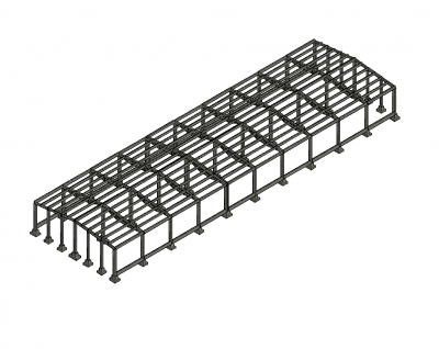 structure en béton préfabriqué