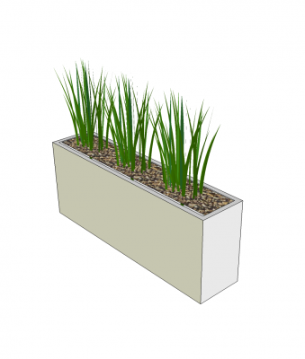 Sketchup Modell Indoor-Anlage