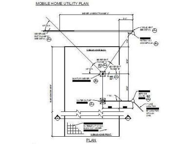 Mobile Home Utility Plan 