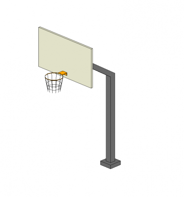 objectif de basket-ball en plein air