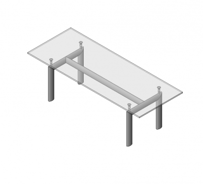 Reception table Revit family 