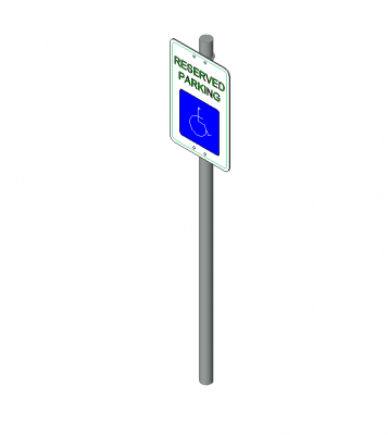 signe de stationnement handicapés